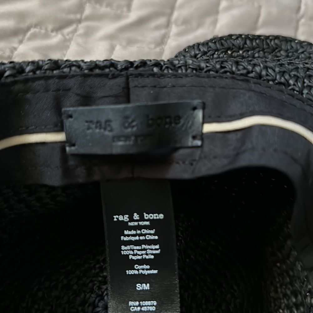 Rag and Bone Rollable Cruise Bucket Hat Size Small/Medium - Picture 6 of 7